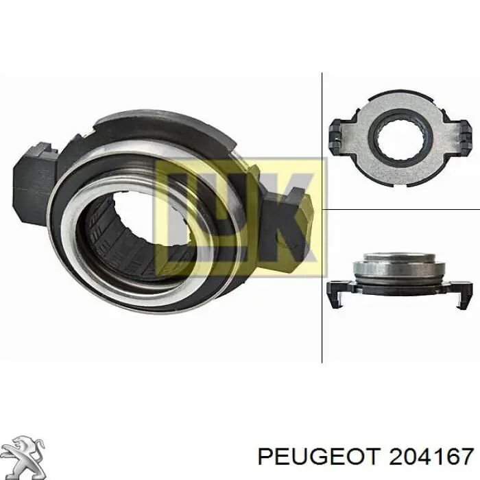 Купити 204167 Peugeot/Citroen Підшипник включення зчеплення