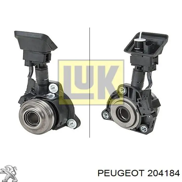 Купити 204184 Peugeot/Citroen Робочий циліндр зчеплення в зборі з витискним підшипником