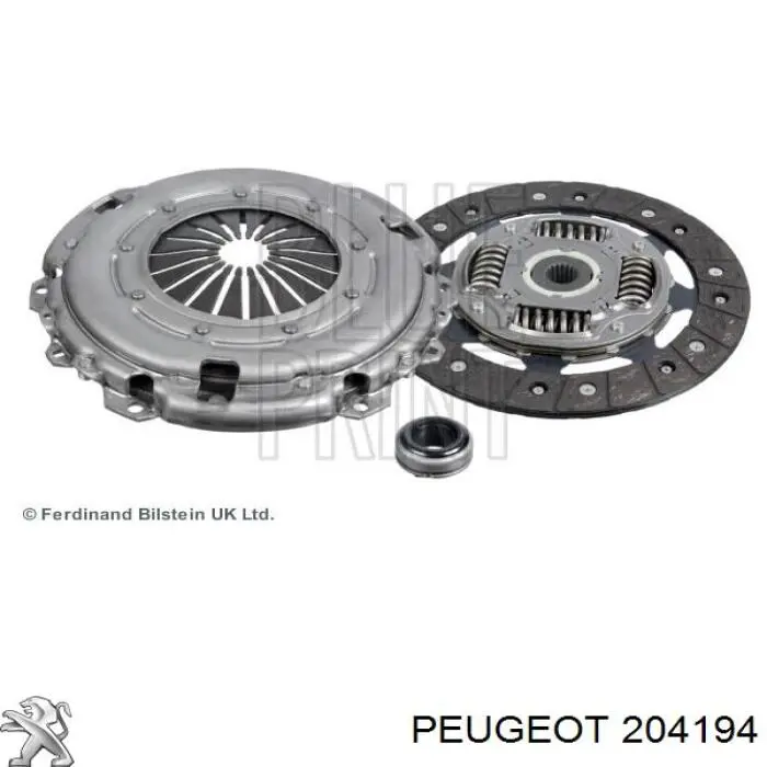 204194 Peugeot/Citroen підшипник вижимний зчеплення