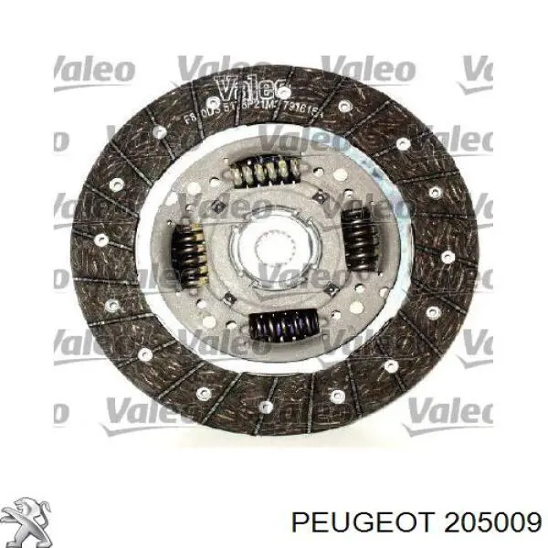Купити 205009 Peugeot/Citroen Комплект зчеплення (диск, корзина, підшипник)