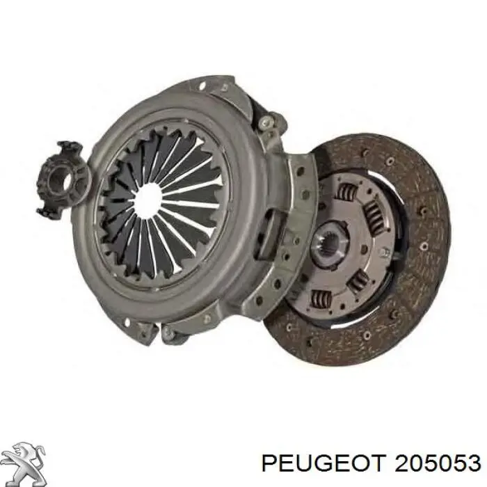 205053 Peugeot/Citroen комплект зчеплення (3 частини)