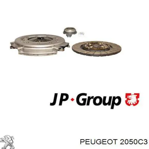 Комплект зчеплення (3 частини) Peugeot/Citroen 2050C3 ціна, від 85.15 USD