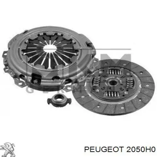 Комплект зчеплення (3 частини) 2050H0 Peugeot/Citroen