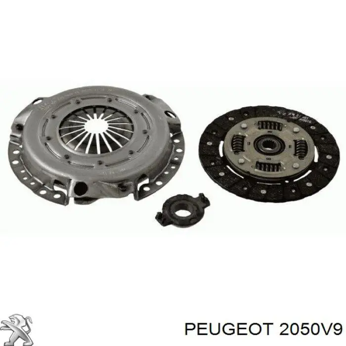 Купити 2050V9 Peugeot/Citroen Комплект зчеплення (диск, корзина, підшипник)