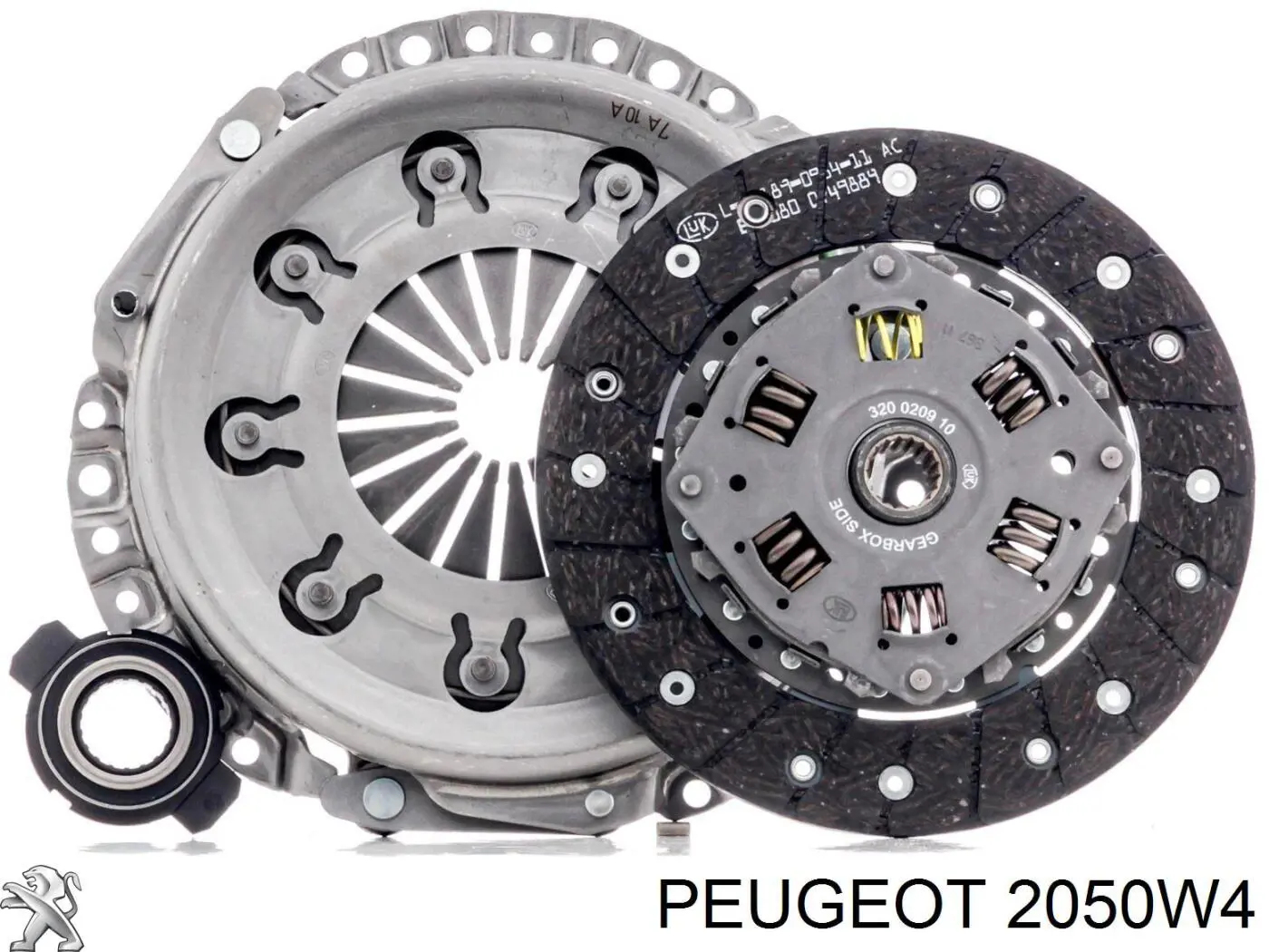 2050W4 Peugeot/Citroen комплект зчеплення (3 частини)