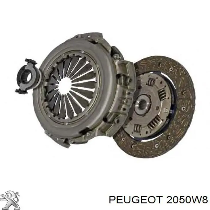 2050W8 Peugeot/Citroen комплект зчеплення (3 частини)