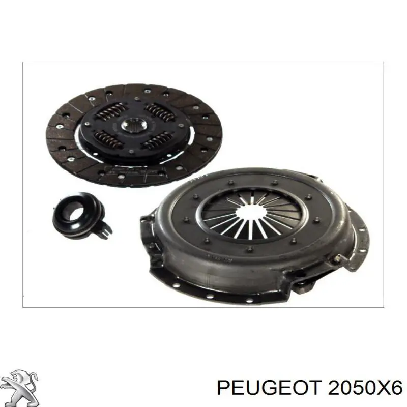 Комплект зчеплення (3 частини) Peugeot/Citroen 2050X6 ціна, від 177.58 USD