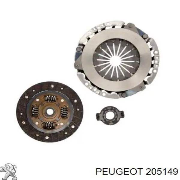 205149 Peugeot/Citroen комплект зчеплення (3 частини)