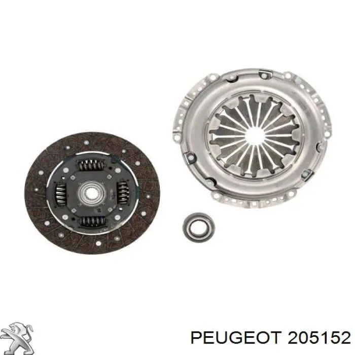 205152 Peugeot/Citroen комплект зчеплення (3 частини)
