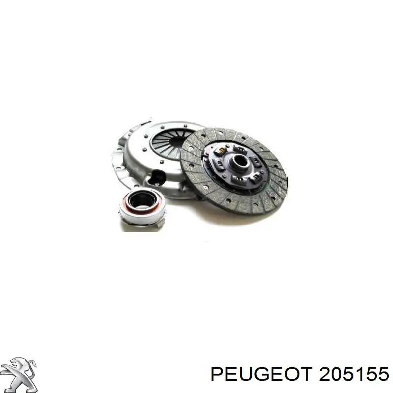 205155 Peugeot/Citroen комплект зчеплення (3 частини)