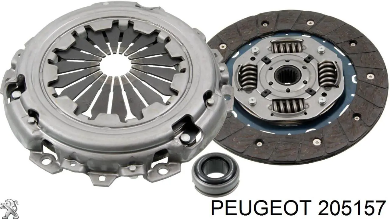 205157 Peugeot/Citroen Зчеплення в зборі