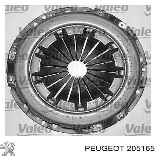 205165 Peugeot/Citroen комплект зчеплення (3 частини)