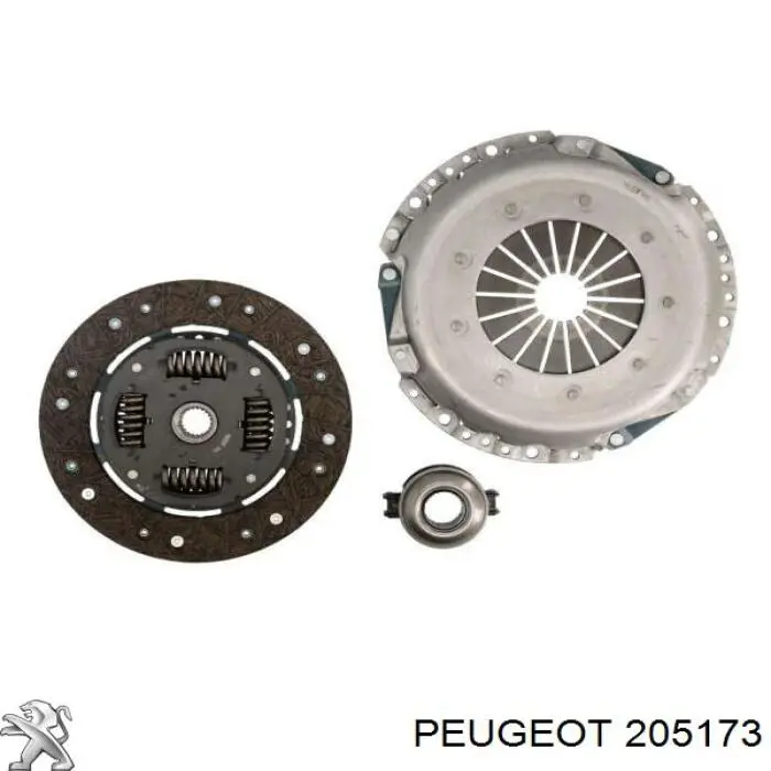 Комплект зчеплення (3 частини) Peugeot/Citroen 205173 ціна, від 121.98 USD