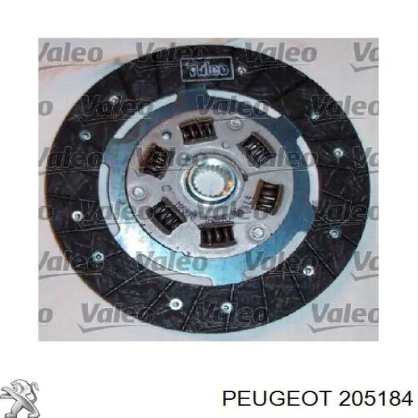 Комплект зчеплення (3 частини) Peugeot/Citroen 205184 ціна, від 130.93 USD