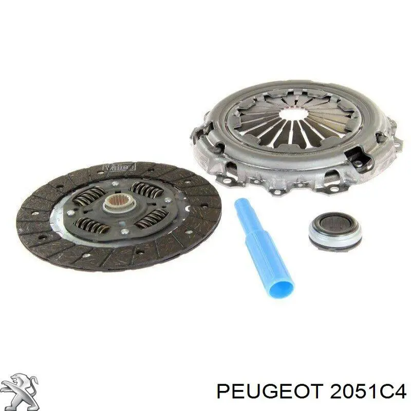 Комплект зчеплення (3 частини) Peugeot/Citroen 2051C4 ціна, від 88.69 USD