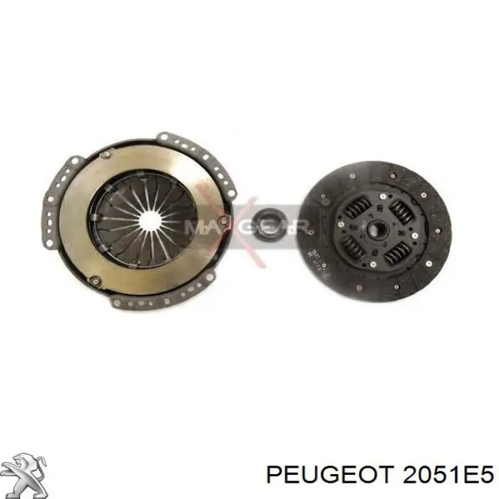 Комплект зчеплення (3 частини) Peugeot/Citroen 2051E5 ціна, від 126.12 USD