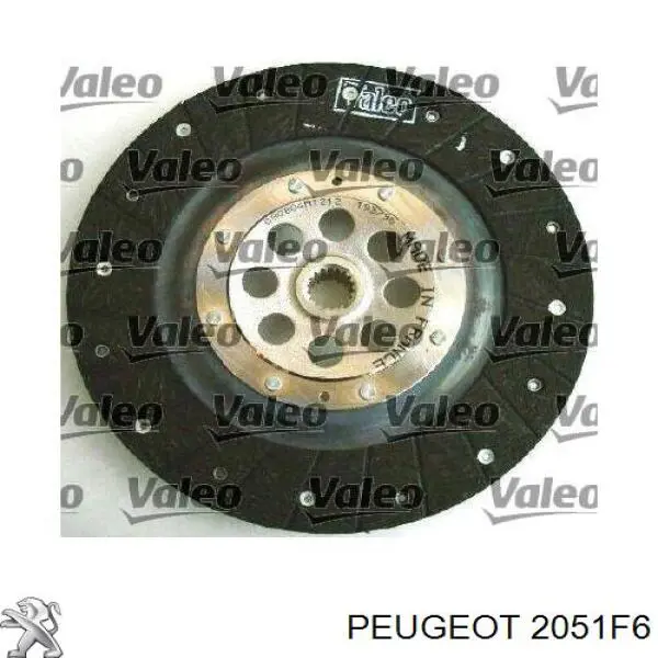 Комплект зчеплення (3 частини) Peugeot/Citroen 2051F6 ціна, від 110.20 USD