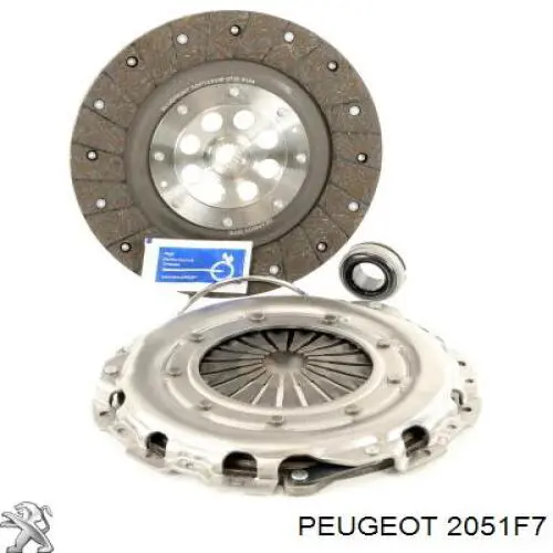 Комплект зчеплення (3 частини) Peugeot/Citroen 2051F7 ціна, від 104.77 USD