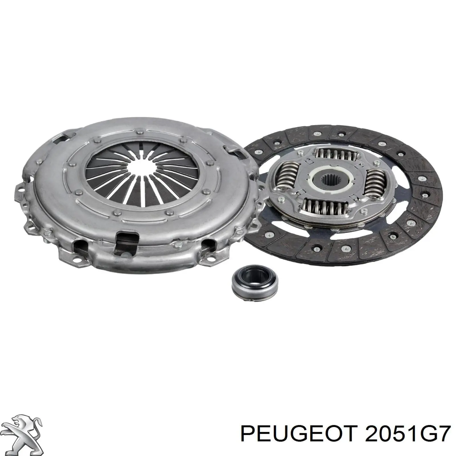 Комплект зчеплення  Peugeot/Citroen 2051G7