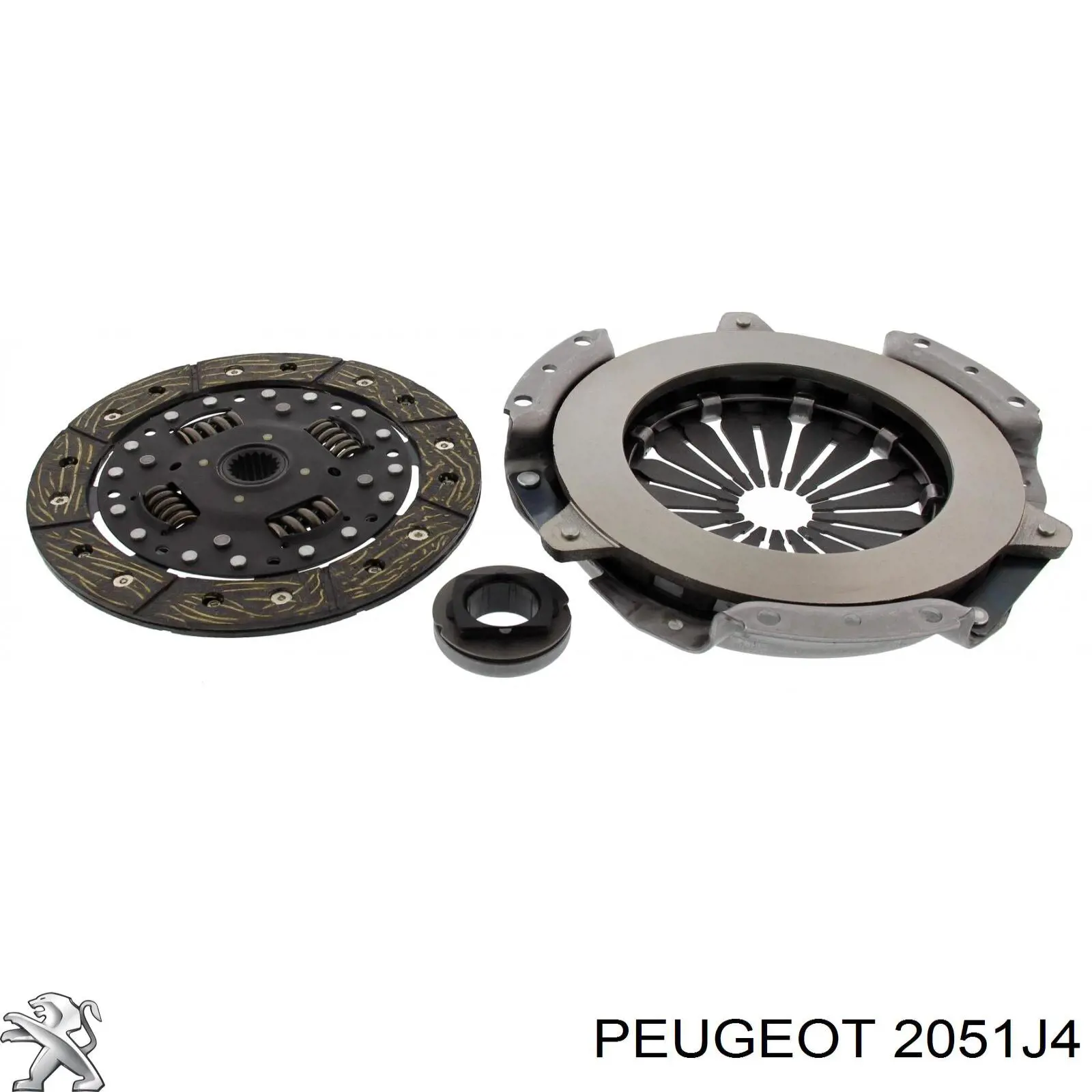 Купити 2051J4 Peugeot/Citroen Комплект зчеплення (диск, корзина, підшипник)