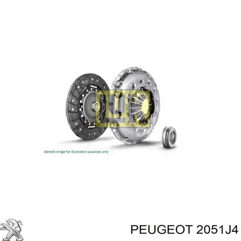 Зчеплення 2051J4 Peugeot/Citroen