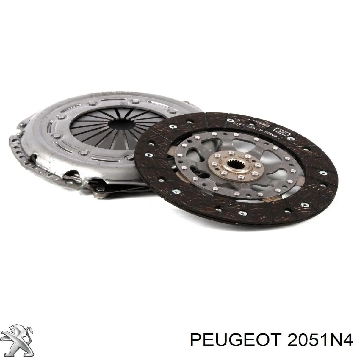 2051N4 Peugeot/Citroen комплект зчеплення (3 частини)