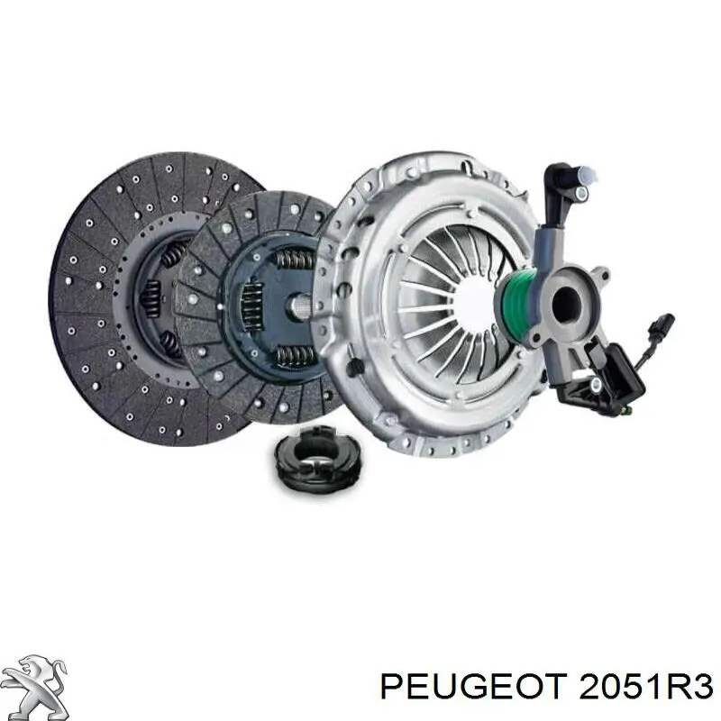 Купити 2051R3 Peugeot/Citroen Комплект зчеплення (диск, корзина, підшипник)