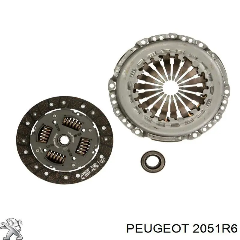 2051R6 Peugeot/Citroen Зчеплення в зборі