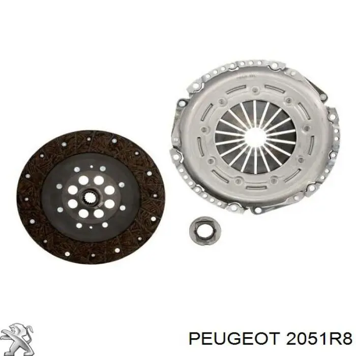 2051R8 Peugeot/Citroen комплект зчеплення (3 частини)