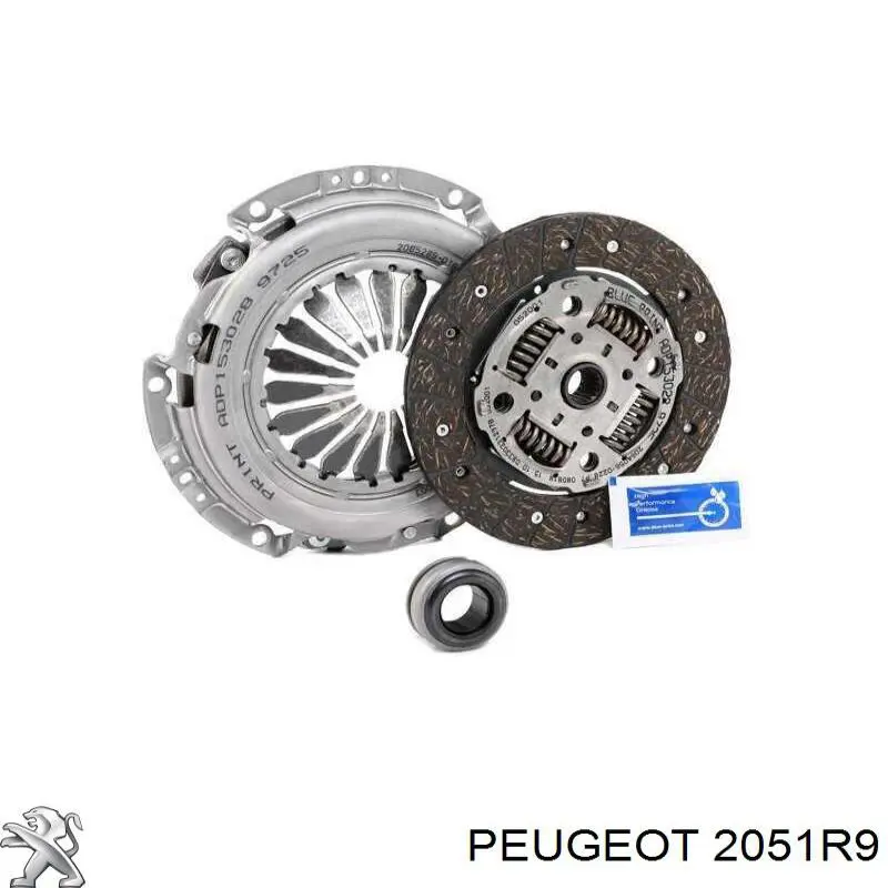 2051R9 Peugeot/Citroen комплект зчеплення (3 частини)