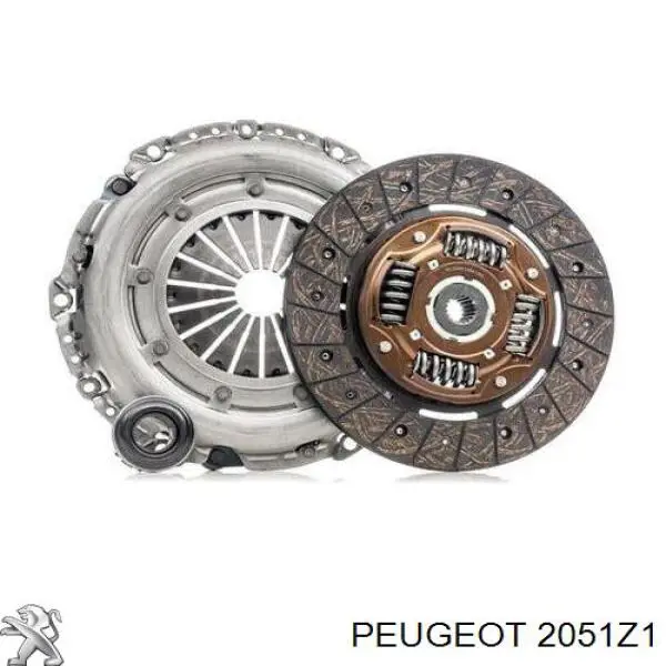 Купити 2051Z1 Peugeot/Citroen Комплект зчеплення (диск, корзина, підшипник)