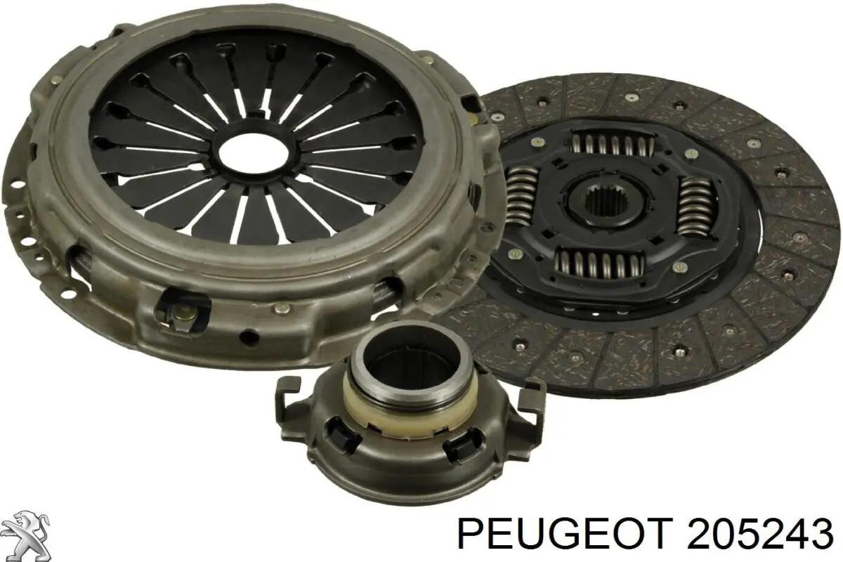 Комплект зчеплення (3 частини) 205243 Peugeot/Citroen