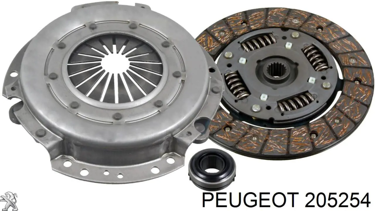 205254 Peugeot/Citroen комплект зчеплення (3 частини)