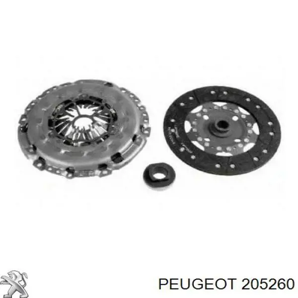 205260 Peugeot/Citroen комплект зчеплення (3 частини)