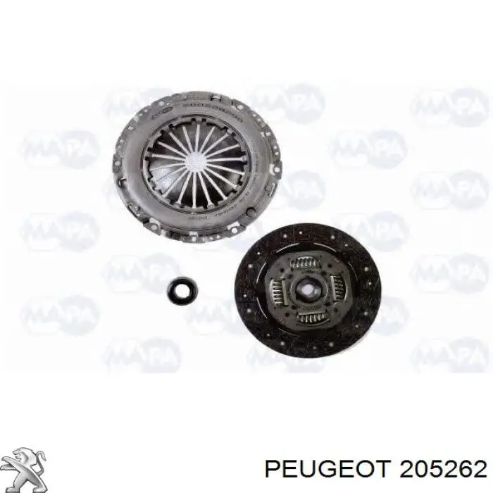 Комплект зчеплення (3 частини) Peugeot/Citroen 205262 ціна, від 118.82 USD