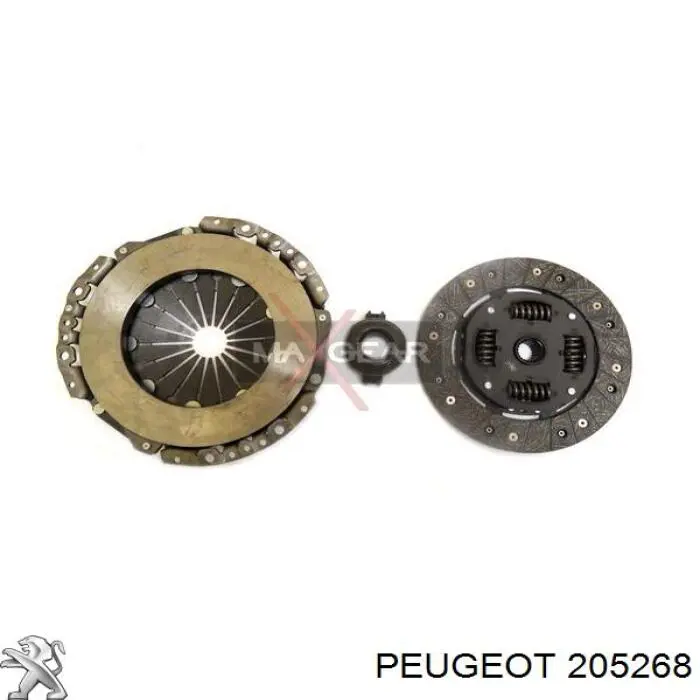 205268 Peugeot/Citroen комплект зчеплення (3 частини)