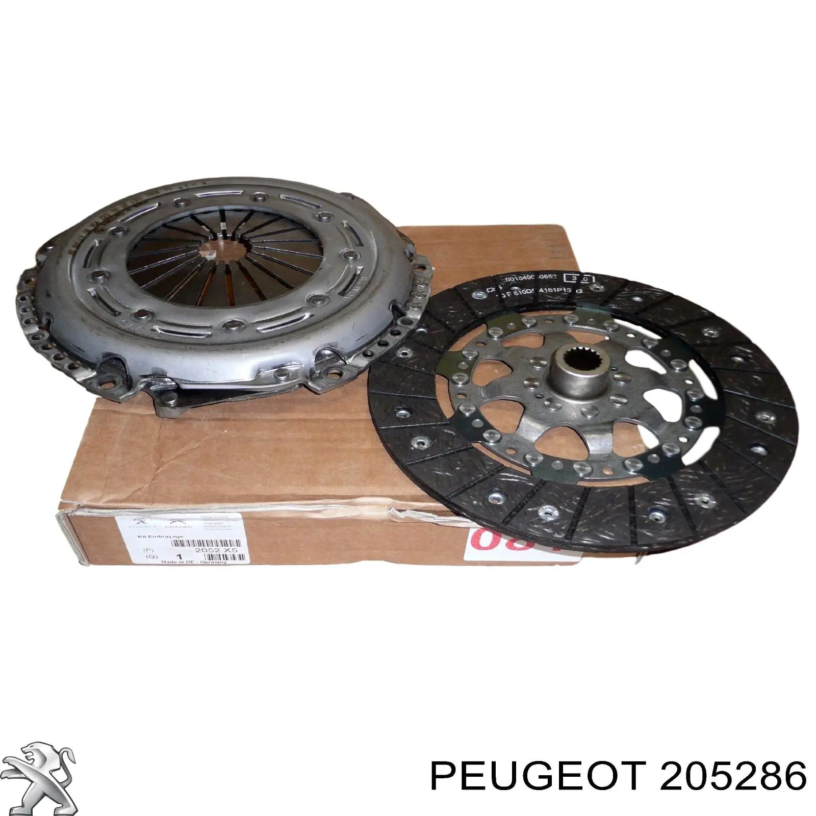 Комплект зчеплення (3 частини) Peugeot/Citroen 205286 ціна, від 79.22 USD