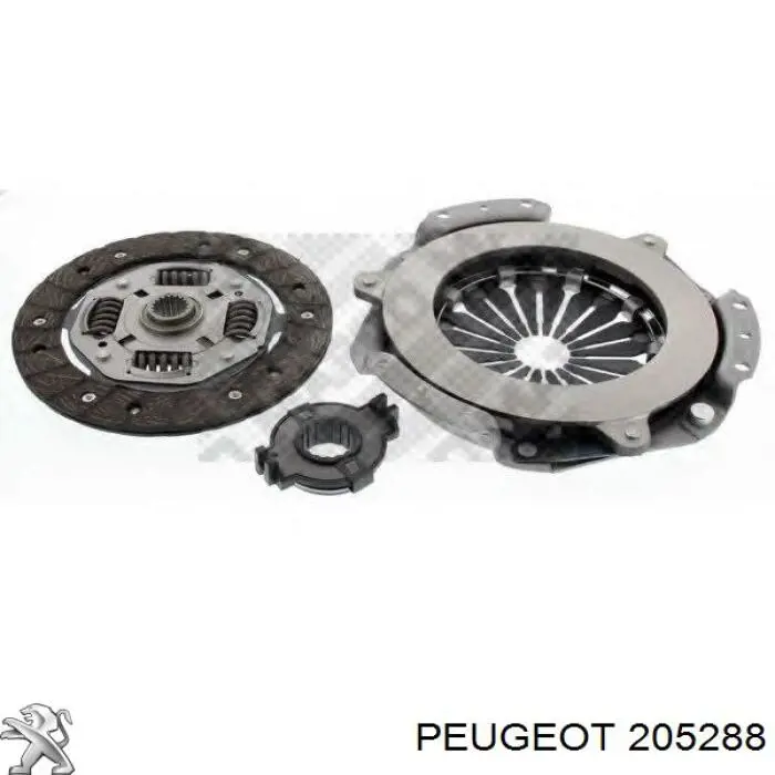 Комплект зчеплення (3 частини) Peugeot/Citroen 205288 ціна, від 62.55 USD