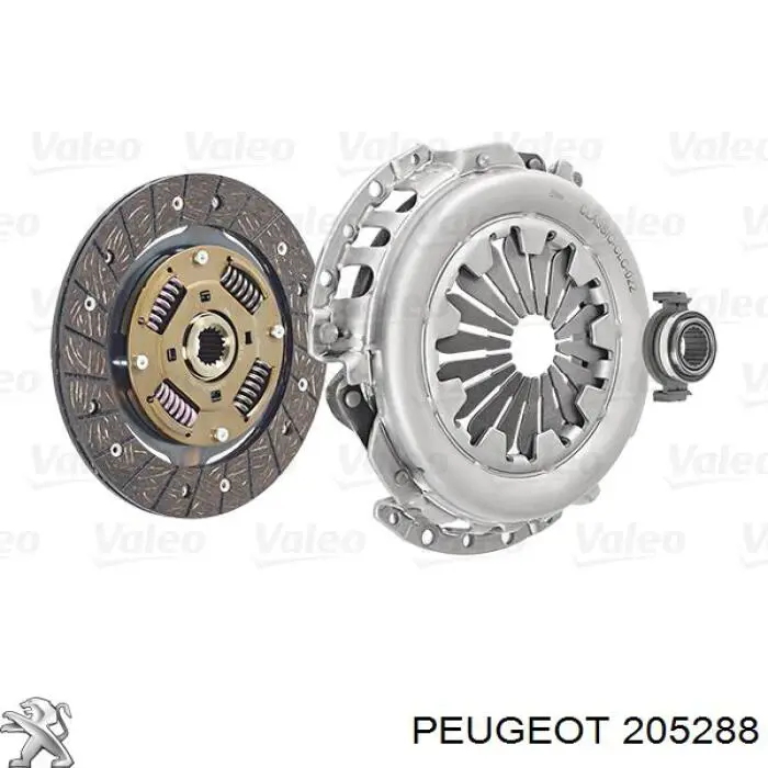 205288 Peugeot/Citroen комплект зчеплення (3 частини)