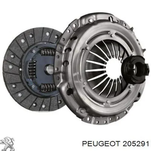 Купити 205291 Peugeot/Citroen Комплект зчеплення (диск, корзина, підшипник)