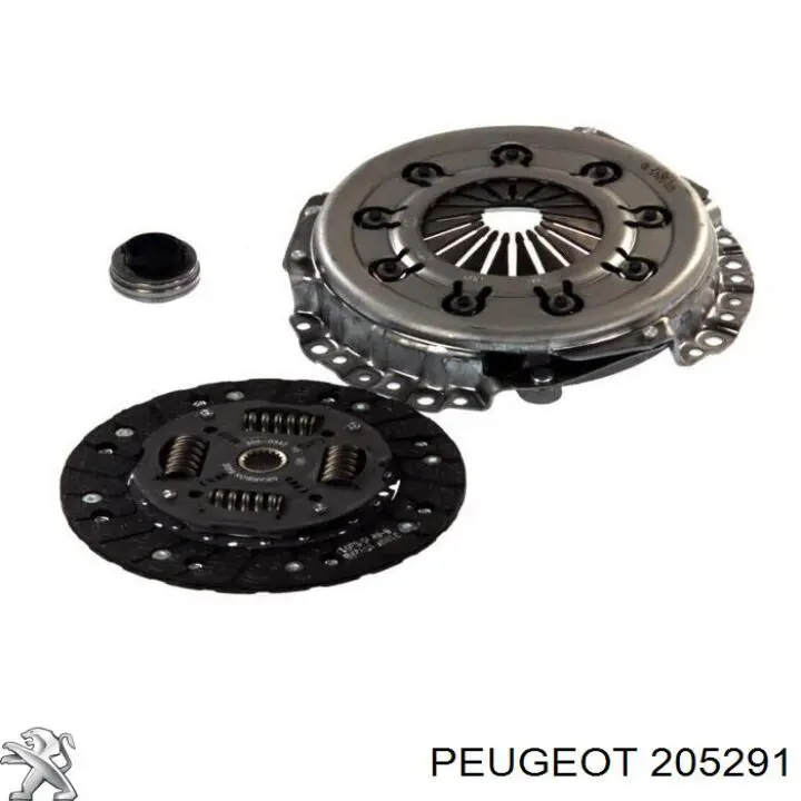 205291 Peugeot/Citroen комплект зчеплення (3 частини)