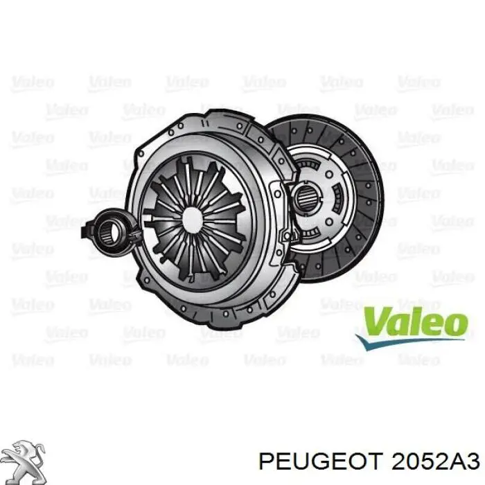 2052A3 Peugeot/Citroen Зчеплення в зборі