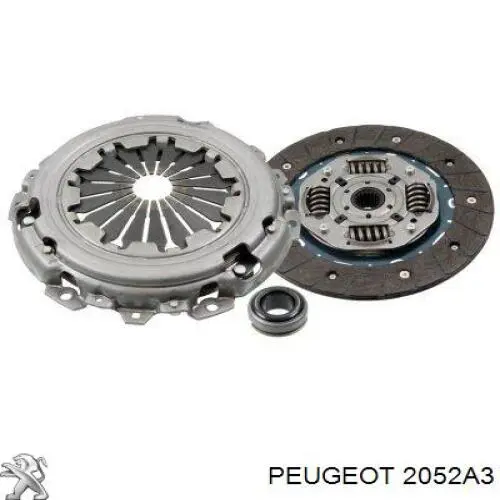 Комплект зчеплення (3 частини) Peugeot/Citroen 2052A3 ціна, від 139.27 USD
