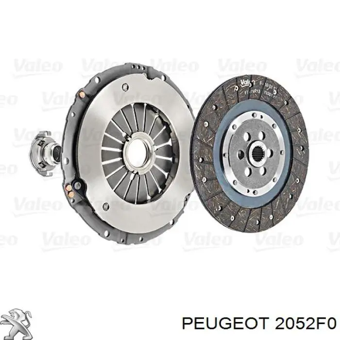 Комплект зчеплення (3 частини) Peugeot/Citroen 2052F0 ціна, від 87.20 USD