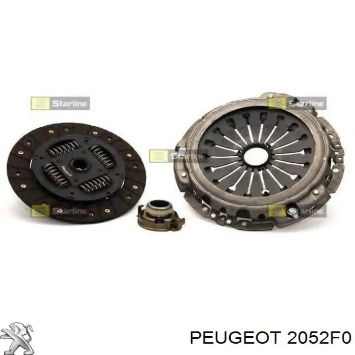 Купити 2052F0 Peugeot/Citroen Комплект зчеплення (диск, корзина, підшипник)