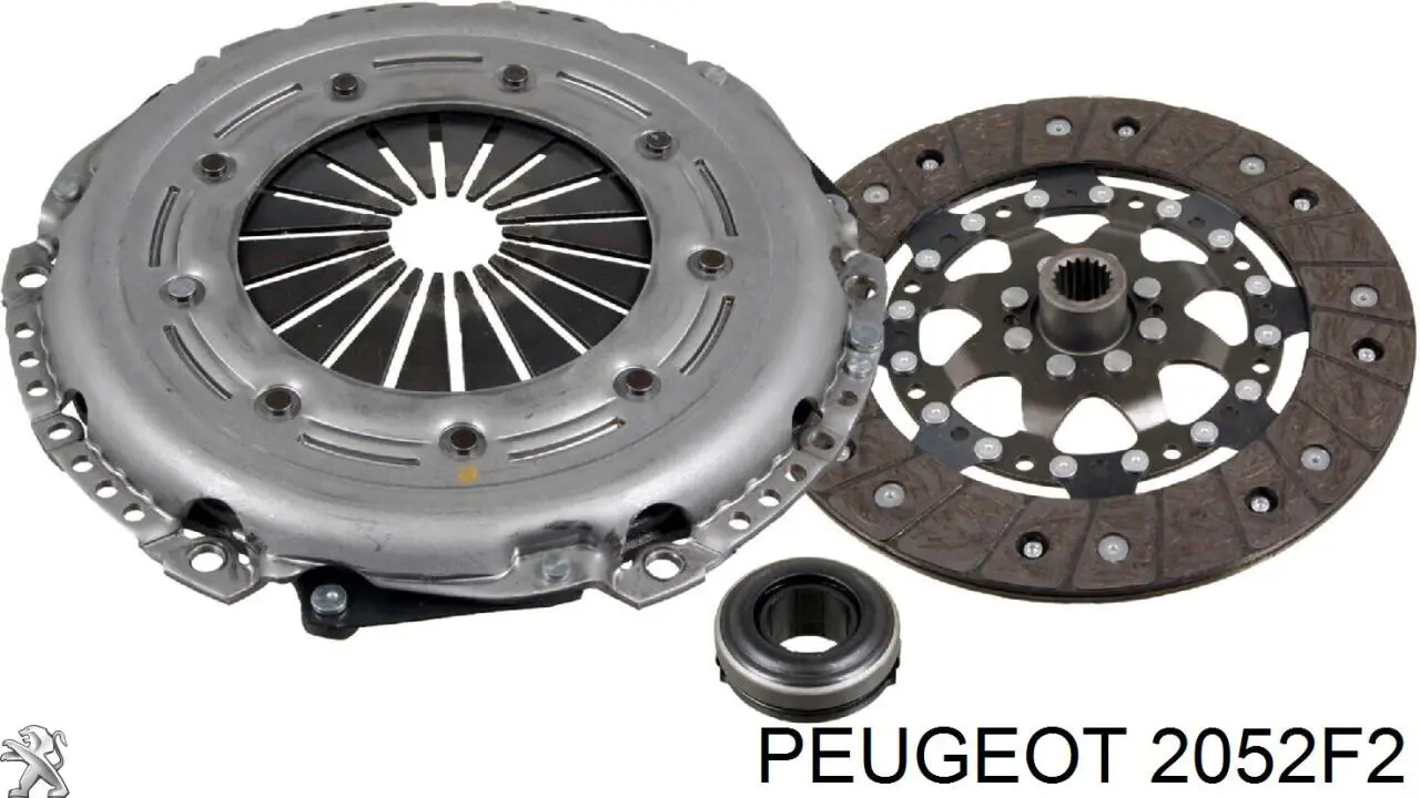 2052F2 Peugeot/Citroen комплект зчеплення (3 частини)