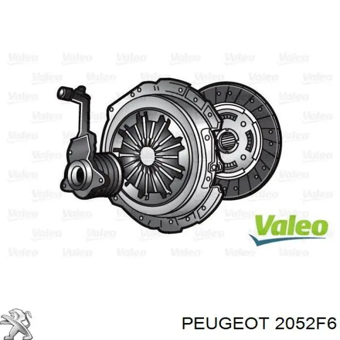 2052F6 Peugeot/Citroen комплект зчеплення (3 частини)