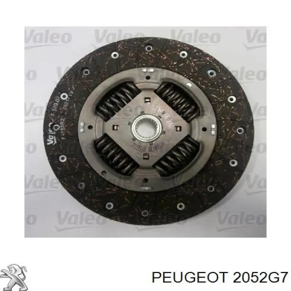 Комплект зчеплення (3 частини) Peugeot/Citroen 2052G7 ціна, від 238.39 USD