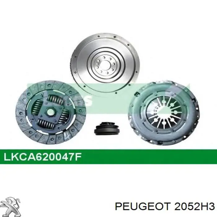 Комплект зчеплення (3 частини) Peugeot/Citroen 2052H3 ціна, від 152.25 USD