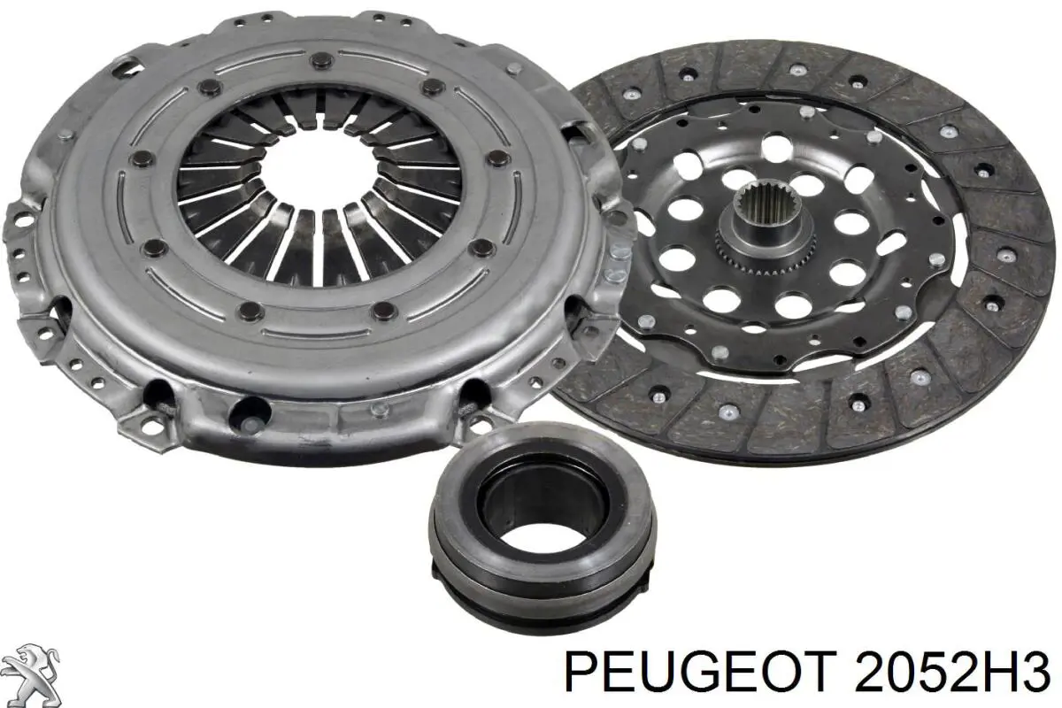2052H3 Peugeot/Citroen комплект зчеплення (3 частини)